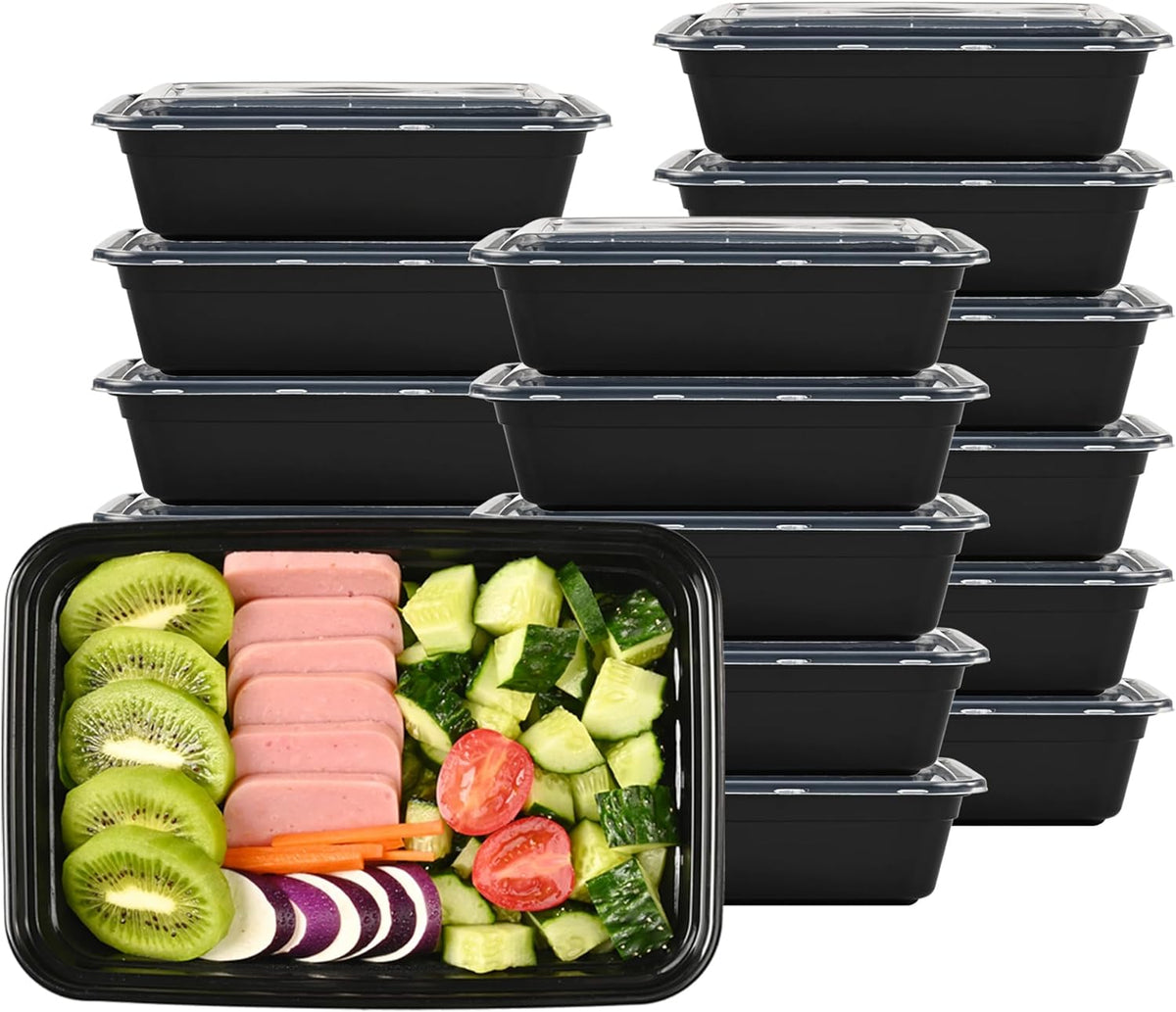 33 oz. 9.06 x 2.36 Round 3 Compartment Meal Prep Containers, Plastic –  Lokatse Home