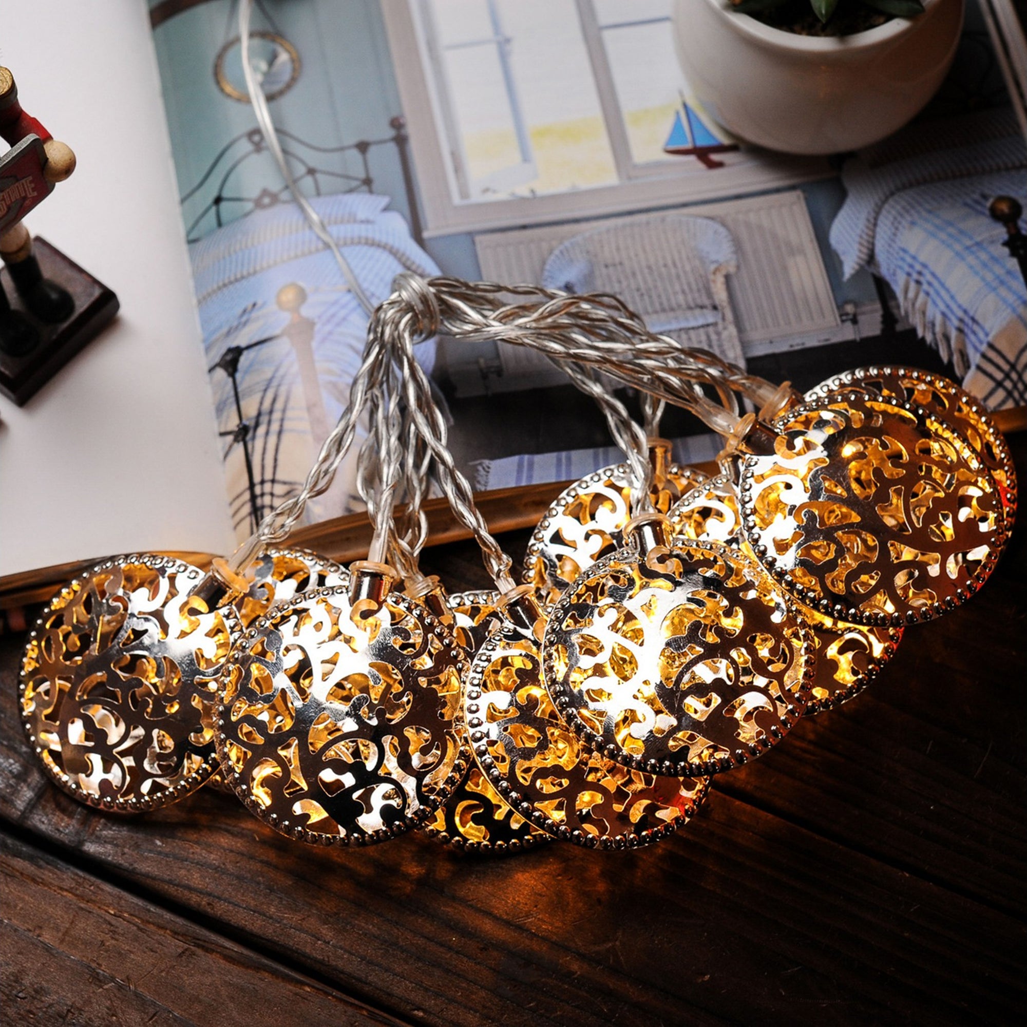 10 LEDs Battery Operated String Lights and 2 Set 10 LEDs Battery Operated String Lights