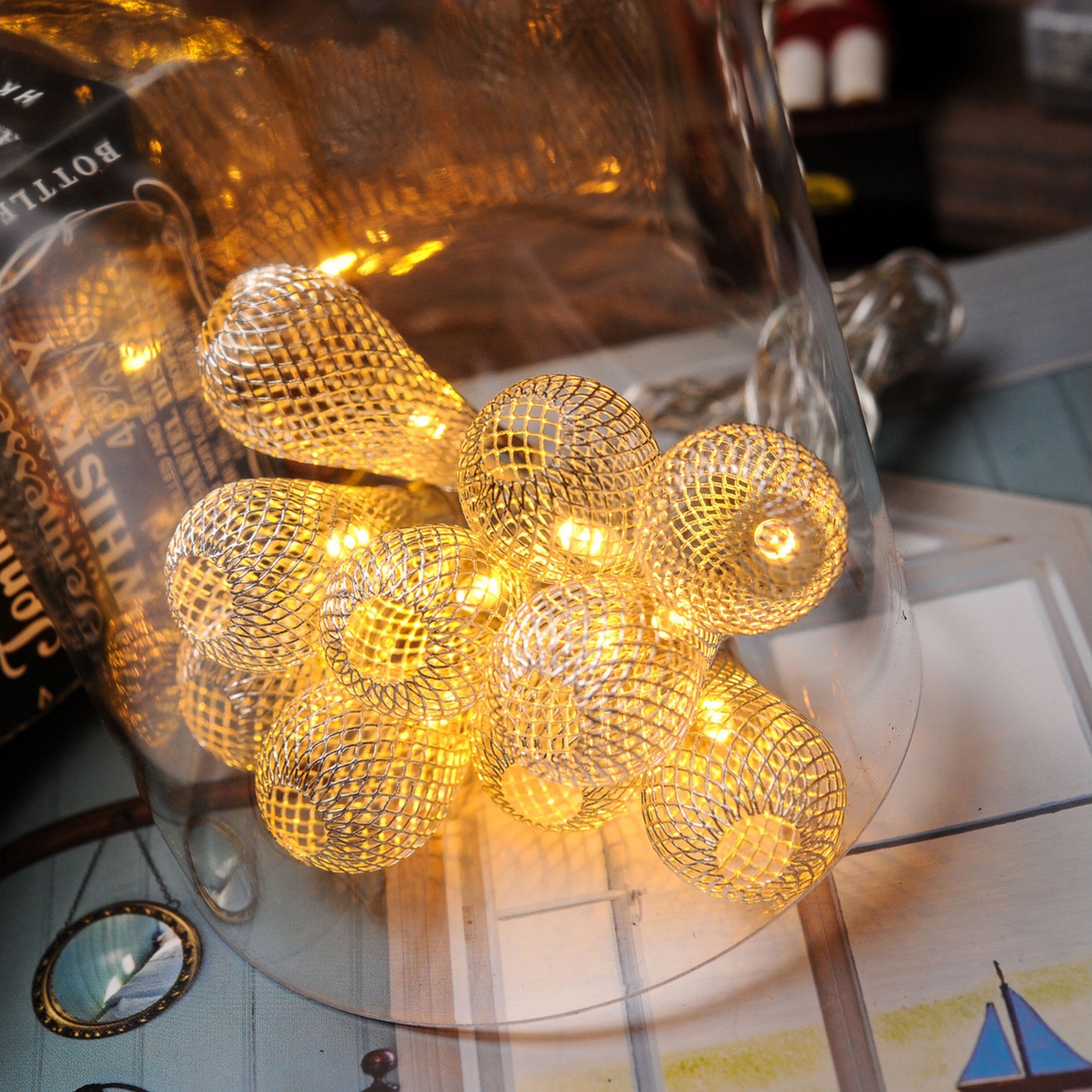 10 LEDs Battery Operated String Lights and 2 Set 10 LEDs Battery Operated String Lights