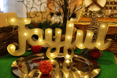 1 Set of LED Light Up Letter Marquee Sign Decoration and 1 Set of Marquee LED Arrow Lighted Sign