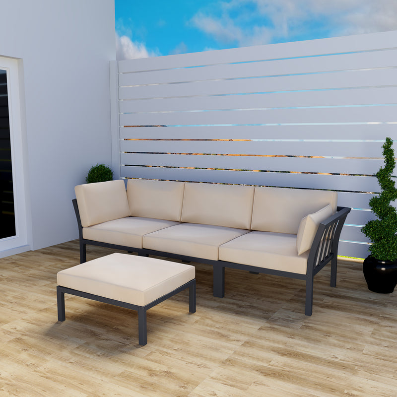 4 Pieces Patio Conversation Set
