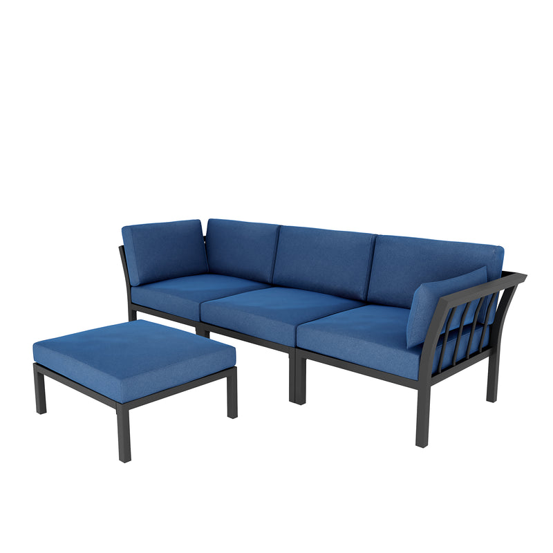 4 Pieces Patio Conversation Set