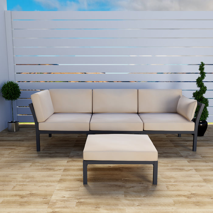 4 Pieces Patio Conversation Set 