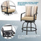 5pcs High Stool Outdoor Patio Furniture with cushion