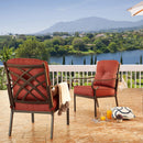 2 Piece Bistro Outdoor Dining Chairs