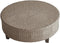 Patio Wicker Round Side Coffee Table, Brown