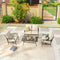 4 Piece Patio Conversation Set