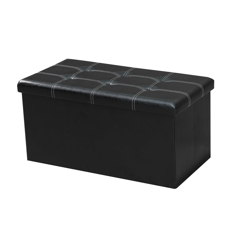 Folding Storage Ottoman