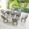 9pcs High Stool Outdoor Patio Furniture with cushions