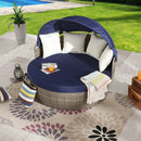 59'' Wide Outdoor Patio Daybed with Cushions
