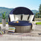 59'' Wide Outdoor Patio Daybed with Cushions