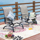 2-Piece Outdoor Sling Glider Chairs