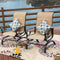 2-Piece Outdoor Sling Glider Chairs