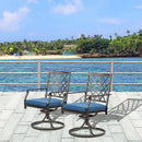 2 Pieces Patio Swivel Chairs