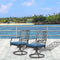2 Pieces Patio Swivel Chairs