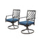 2 Pieces Patio Swivel Chairs