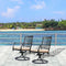 2 Pieces Patio Swivel Chairs