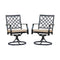 2 Pieces Patio Swivel Chairs
