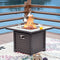 50000 BTU Propane Fire Pit Table with Lava Stone