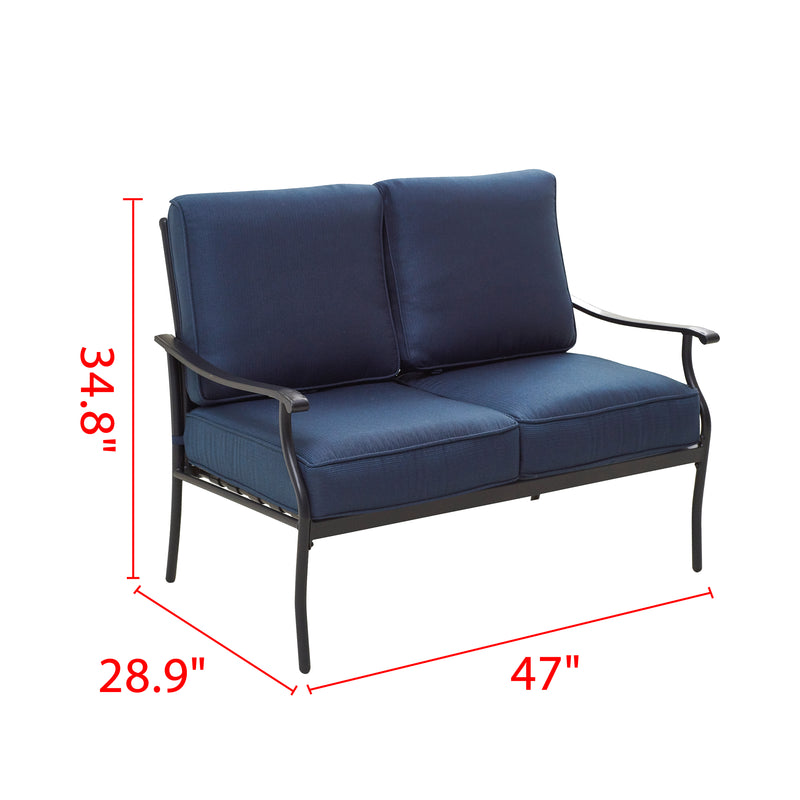 2 Pieces Patio Conversation Set
