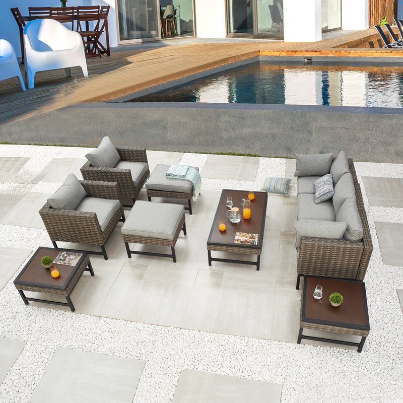 10 Pieces Patio Conversation Set