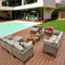 12 Pieces Patio Conversation Set