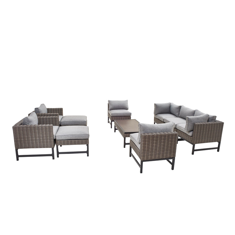 10 Pieces Patio Conversation Set