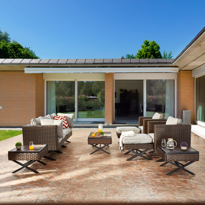 10-Piece Outdoor Conversation Set