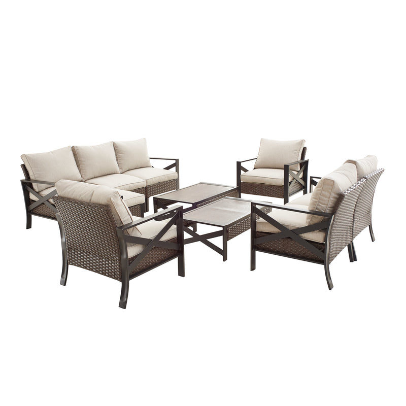 10 Pieces Patio Conversation Set