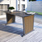 1 Piece Woven Metal 6-Person Dining Table