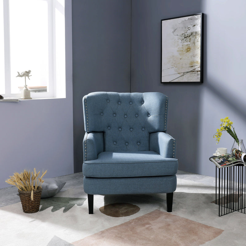 1 Piece Indoor High-Back Accent Chair