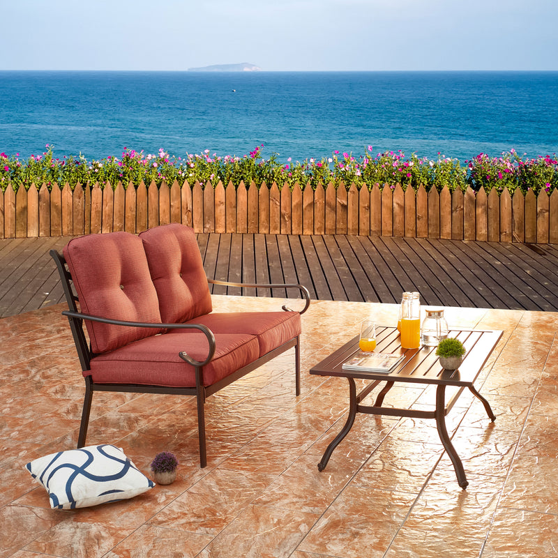 2 Pieces Patio Conversation Set