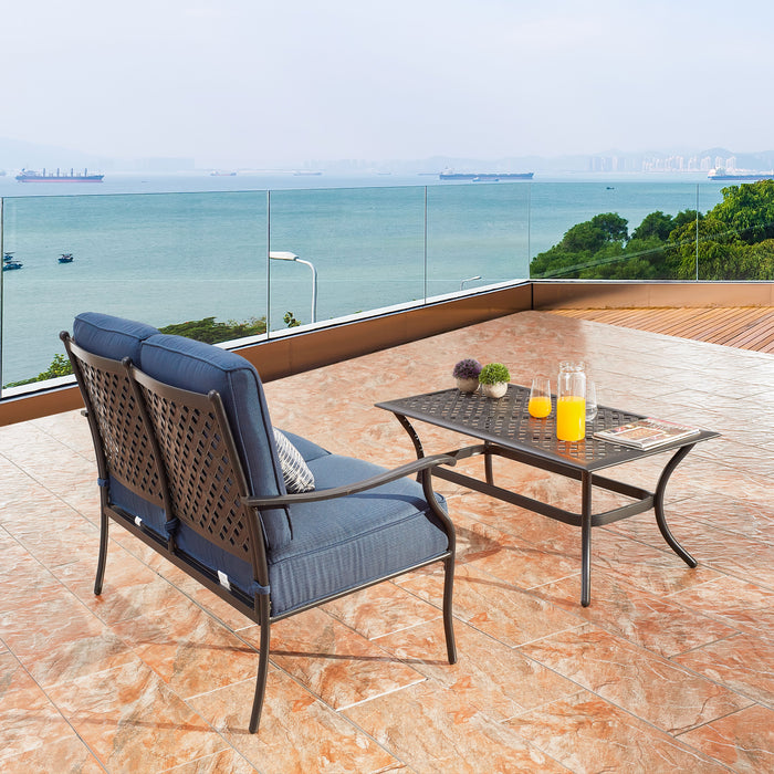 2 Pieces Patio Conversation Set 