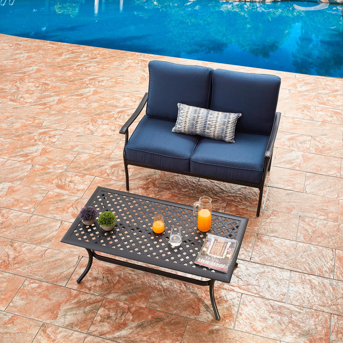 2 Pieces Patio Conversation Set 