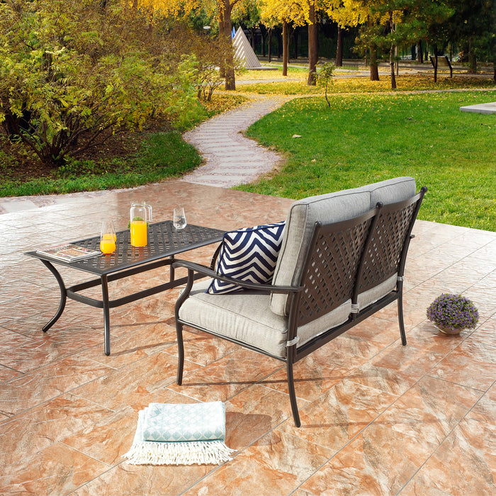 2 Pieces Patio Conversation Set 